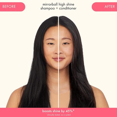 Amika Mirrorball High Shine Shampoo - Antioxidant Formula for Ultimate Hair Protection | 1000ml