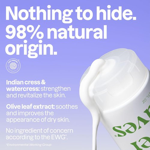 ATTITUDE Body Cream - EWG Verified Vegan Moisturizer for Dry Skin | Pear & Amber Scent, 8 Fl Oz