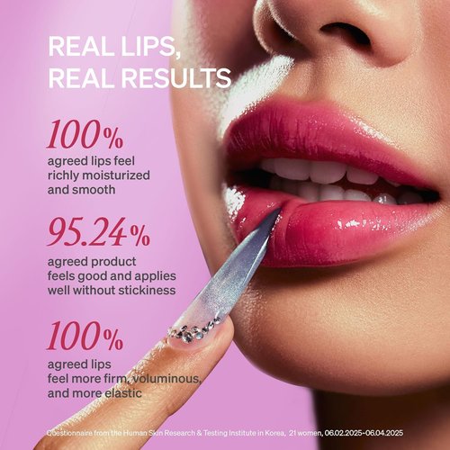 KNEMO LipLock Jelly Serum - Hydrating Korean Skincare for Dry Lips | Long-Lasting Glossy Mask (Grape Crush)