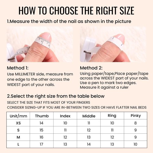 Handmade Square Ombre Press On Nails,GlimightyX UV Cured Soft Gel Press On Nails Short with Nail Glue Kit,10 Reusable Fake Glue On Nails,Size XS，That Girl