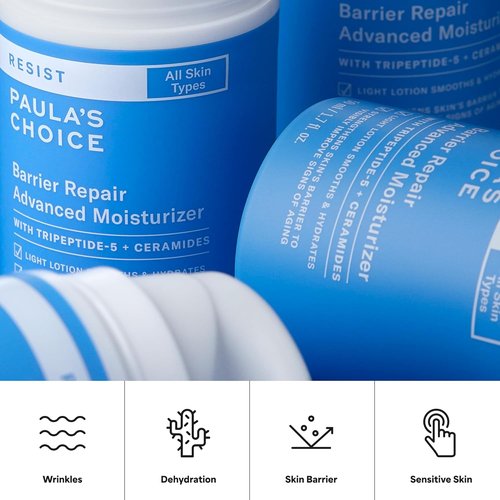 Paula's Choice RESIST Barrier Repair Moisturizer - Deep Hydration Face Cream with Ceramides & Peptides | Anti-Aging for All Skin Types