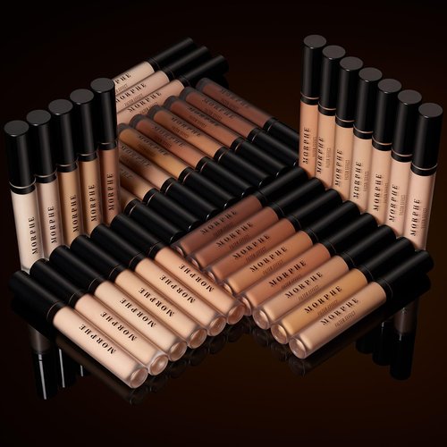 Morphe Filter Effect Soft Radiance Concealer - Buildable Liquid Makeup with Hyaluronic Acid & Pomegranate - Light 6 (Neutral) 0.12 fl oz