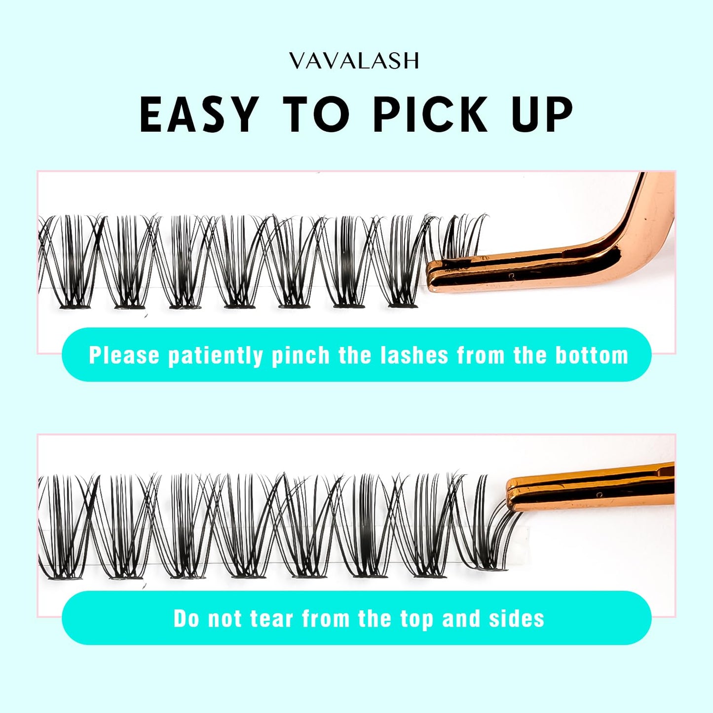 VAVALASH DIY Lash Extensions 280 PCS 30D Colored Individual Cluster Lashes D Curl Lash Clusters Faux Mink Slik Wispy False Lashes Easy Full Lash Extension DIY at Home (30D-0.07-D-9-16Mix Color)