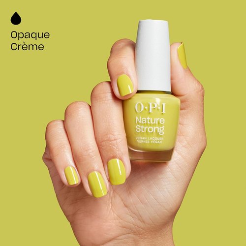 OPI Nature Strong Natural Origin 3-Step Nail Care System - Botanical Base Coat, Top Coat & Colorful Polishes | Eco-Friendly, Vegan & Cruelty-Free