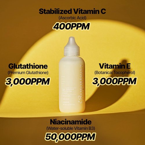 COSNOLOGY Glass Skin Concentration Care Set - Glow Serum & Brightening Ampoule | 150ml & 80ml
