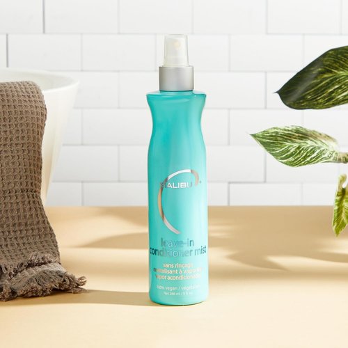 Malibu C Leave-In Conditioner | Moisturizing Heat Protectant & Detangler Spray for All Hair Types - 9oz