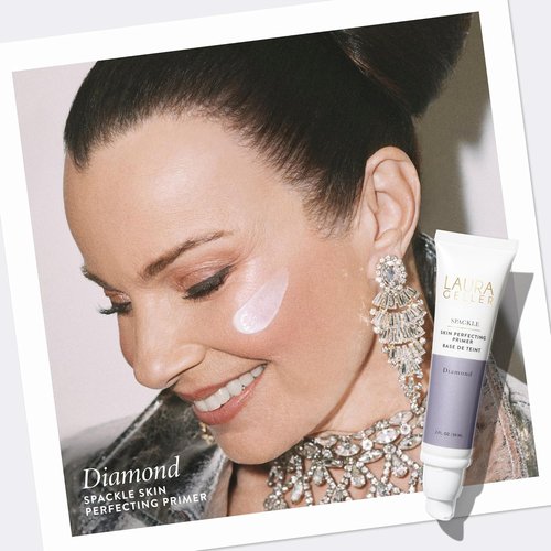 LAURA GELLER NEW YORK Spackle Primer - Diamond - 2 Fl Oz Super-Size Hyaluronic Acid Makeup Primer for Mature Skin