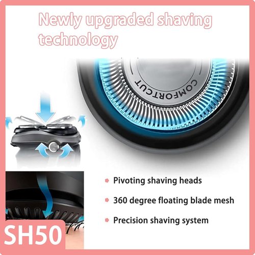 Philips Norelco SH50 Replacement Blades - Compatible with Series 5000 Razors | Precision Cutting Heads