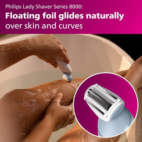 Philips Beauty Electric Shaver Series 8000 - Cordless Facial Hair Remover, Model BRL166/91