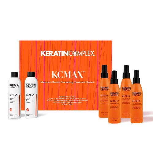Keratin Complex KCMAX Smoothing System Try-Me Kit | Includes Pre-Treatment Shampoo & Treatment Spray