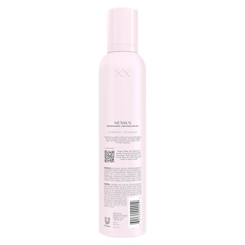 Nexxus Styling Hair Mousse - Volume Boosting Medium Hold with STYLEPROTECT Technology | 10.6 oz