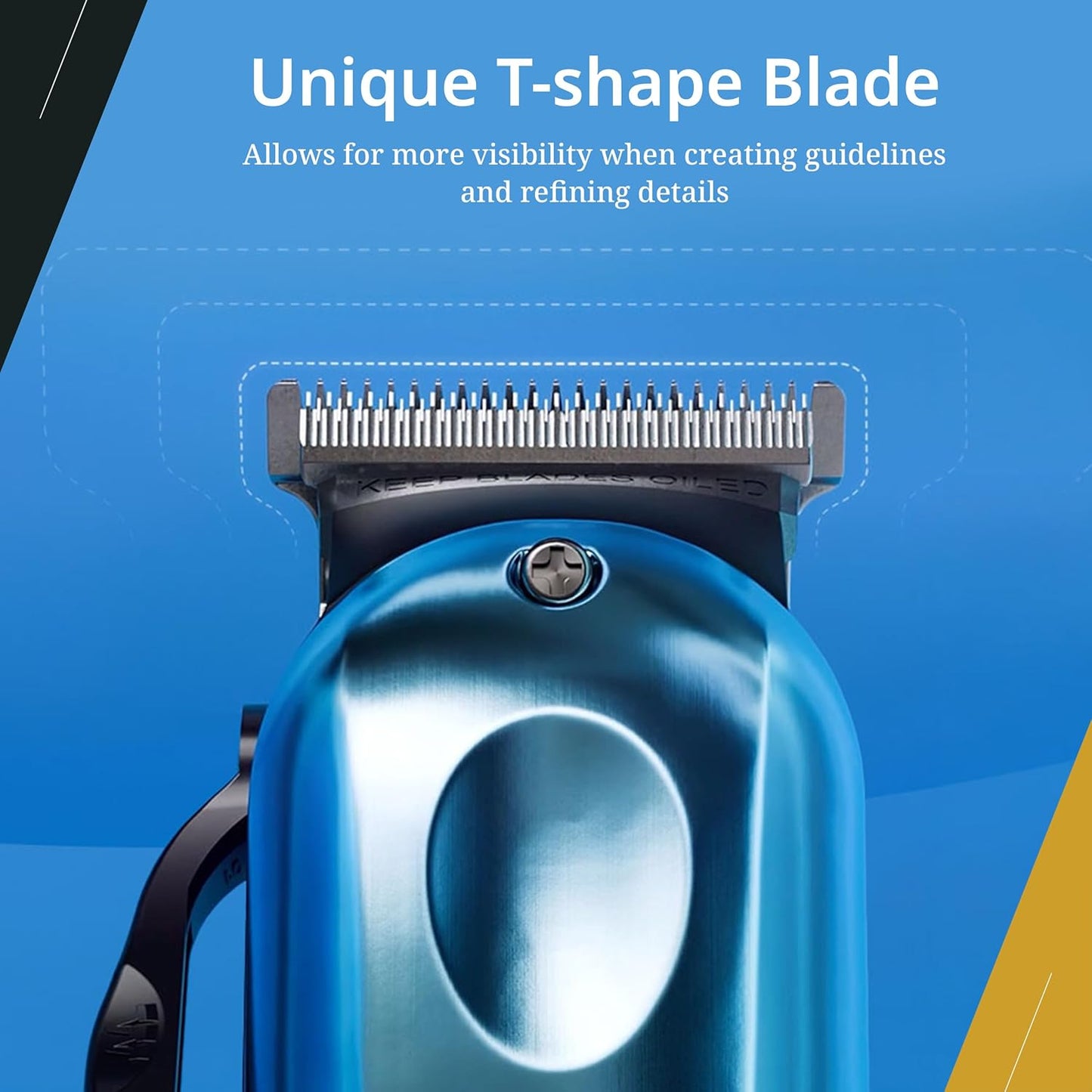 Wahl Professional Super Taper X Replacement Blade - Stagger-Tooth T-Blade STX Refill | Silver Finish