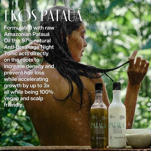 Natura Ekos Patauá Anti-Breakage Night Tonic - Strengthen Hair & Prevent Loss - Vegan Formula | 30ml