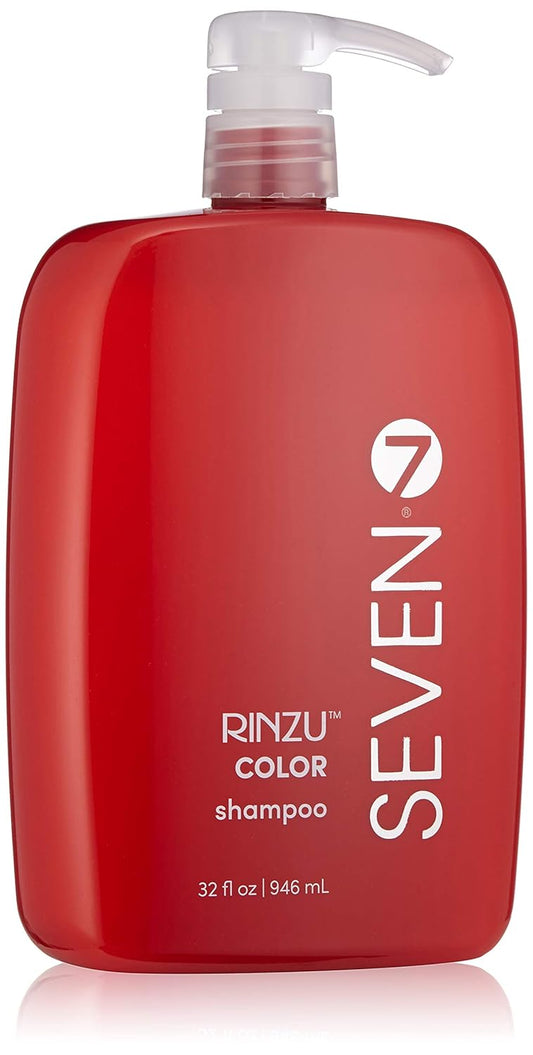 SEVEN Rinzu COLOR Shampoo - Sulfate-Free Hair Care for Color-Treated Hair | Moisturizes & Strengthens with Aloe & Vitamin B5