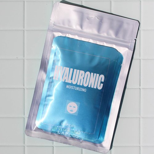 LAPCOS Hyaluronic Acid Sheet Mask - Daily Hydrating Face Mask | Nourishes & Protects Skin, 5-Pack