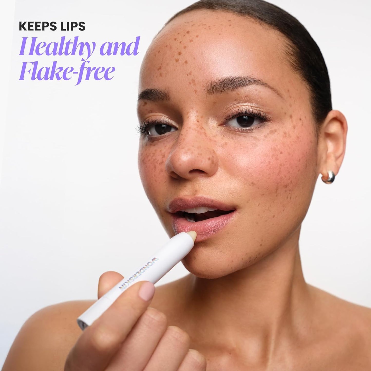 Wonderskin Lip Scrub - 3-in-1 Exfoliator & Moisturizer for Soft, Flake-Free Lips | 0.10oz