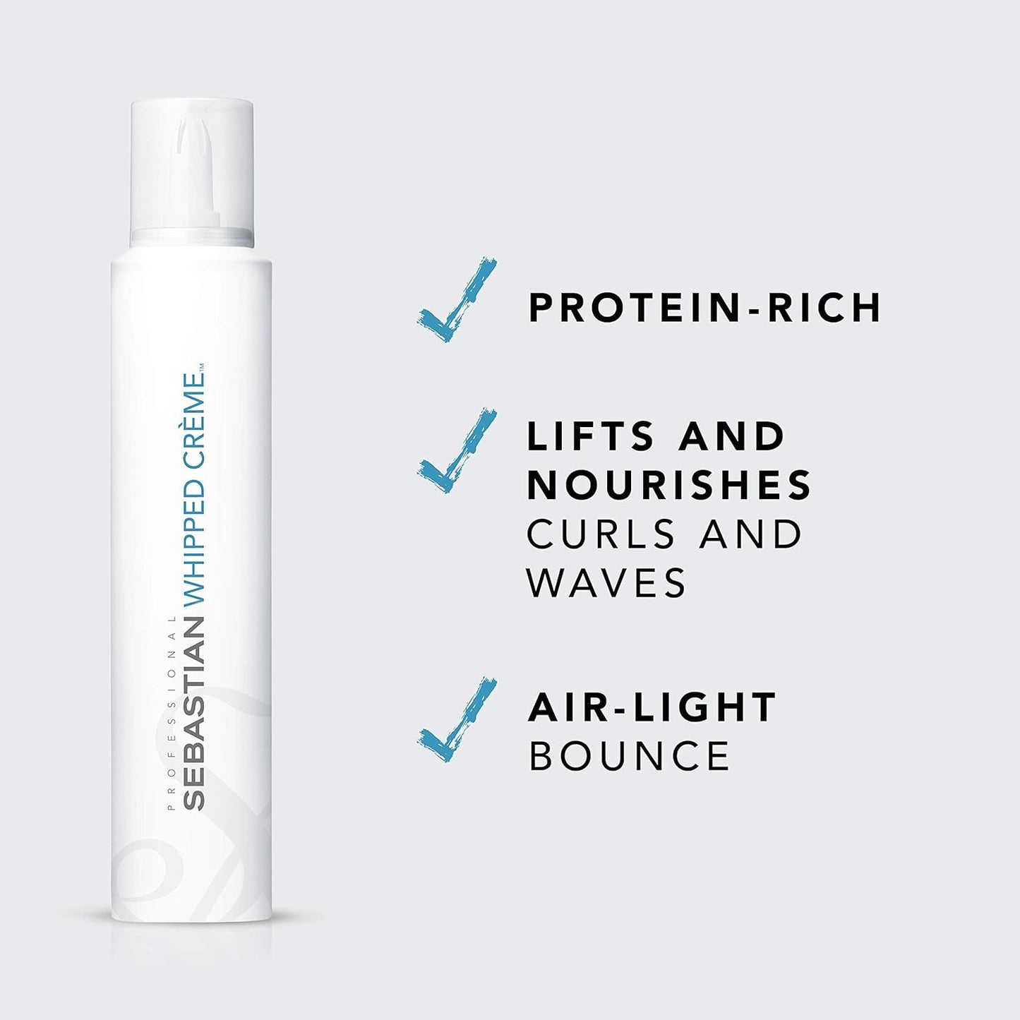 Sebastian Whipped Crème | Light Conditioning Styling Whip for Effortless Hair Control