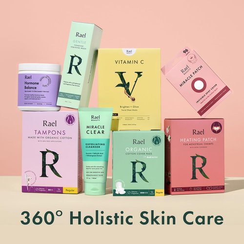 Rael Face Mask, Miracle Clear Clay Mask – Deep Pore Cleanser with Tea Tree & Gentle Exfoliation for Blackheads, Korean Skin Care (3.4 fl oz)