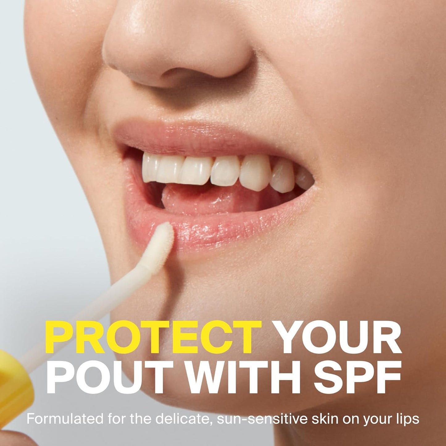 Supergoop! Lipscreen Shine SPF 40 - Water-Resistant Clear Lip Gloss with Grape Seed & Kelp Extract - 0.34 fl oz