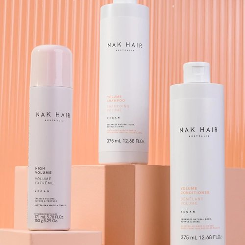 NAK Hair Volume Shampoo - Nourishing Formula for Full-Bodied Hair | 375ml