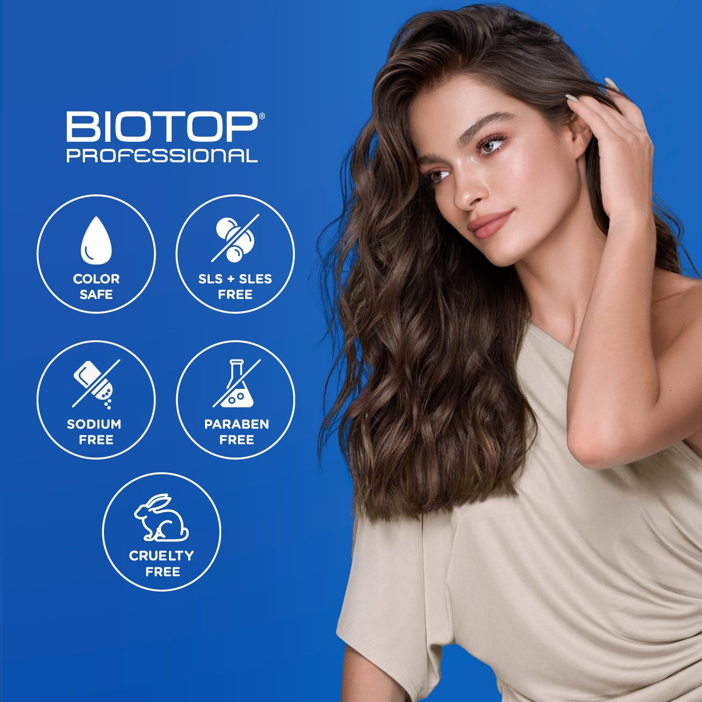 Biotop Professional 04 Hair Loss Shampoo - Strengthening Treatment with Biotin & Red Clover | 33.8 oz
