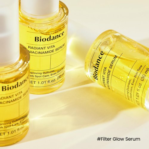 BIODANCE Radiant Vita Niacinamide Serum - Even Tone Dark Spot Treatment with Vitamin C | 1.01 fl oz