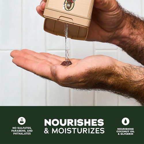 Dr. Squatch Natural Men's Body Wash - Nourishing & Moisturizing Shower Gel | Birchwood Breeze & Rainforest Rapids (14 oz, 2-Pack)