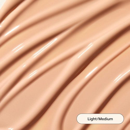 Live Tinted Hueguard Glotion SPF 50 | Lightweight Mineral Tinted Sunscreen - Fragrance-Free, Vegan - Light Medium 0.5 FL Oz