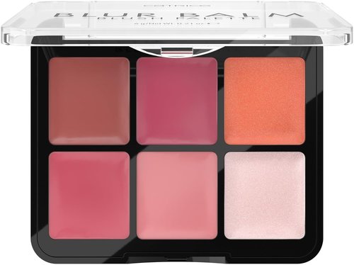 Catrice Blur Balm Blush Palette - 6-in-1 Blurring Flush & Highlighter Makeup | Vegan & Cruelty-Free