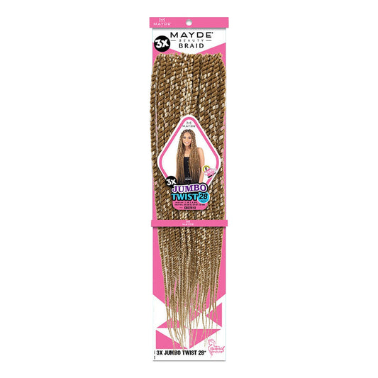 Mayde Beauty Crochet Braid 3X JUMBO TWIST 28" (5-Pack, 1)