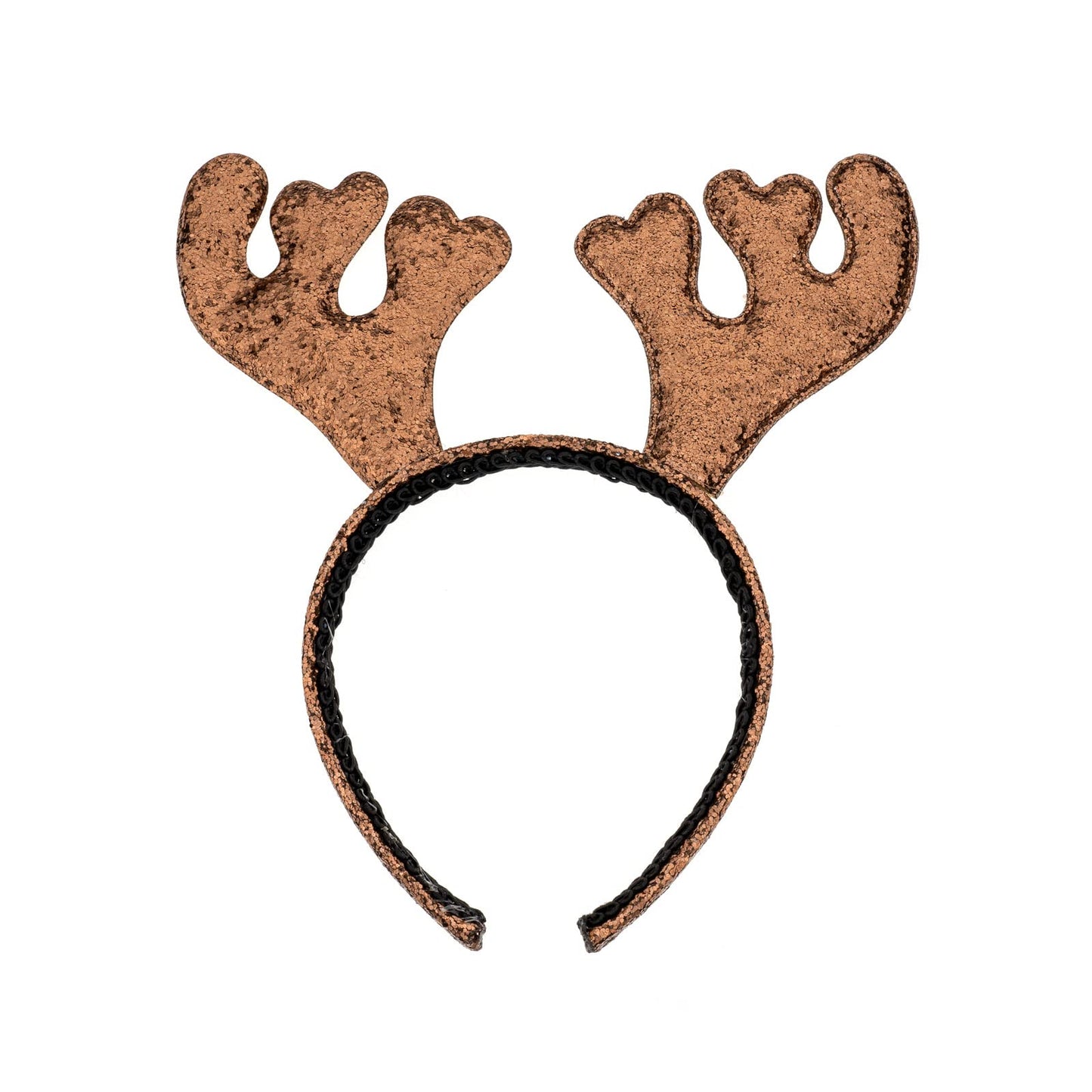 Madison Tyler Christmas Reindeer Antlers Headband | Cute Glitter Rhinestone Headwear for Christmas | Holiday Gifts for Women