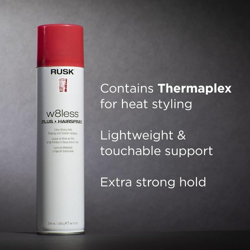 RUSK Extra-Strong Hold Hairspray - Ultimate Shaping & Control | 10 Fl Oz