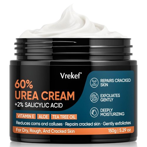 Regine Switzerland Urea Cream 60% with Salicylic Acid - Maximum Strength Foot Cream for Dry, Cracked Heels
