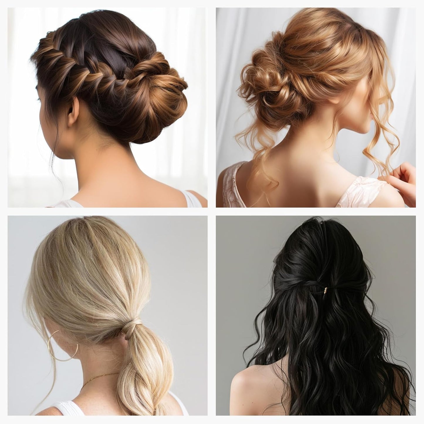 YGQQOY Hair Padding - Volume Boosting Hair Bumps for Stunning Updos | Gold Hair Sponge