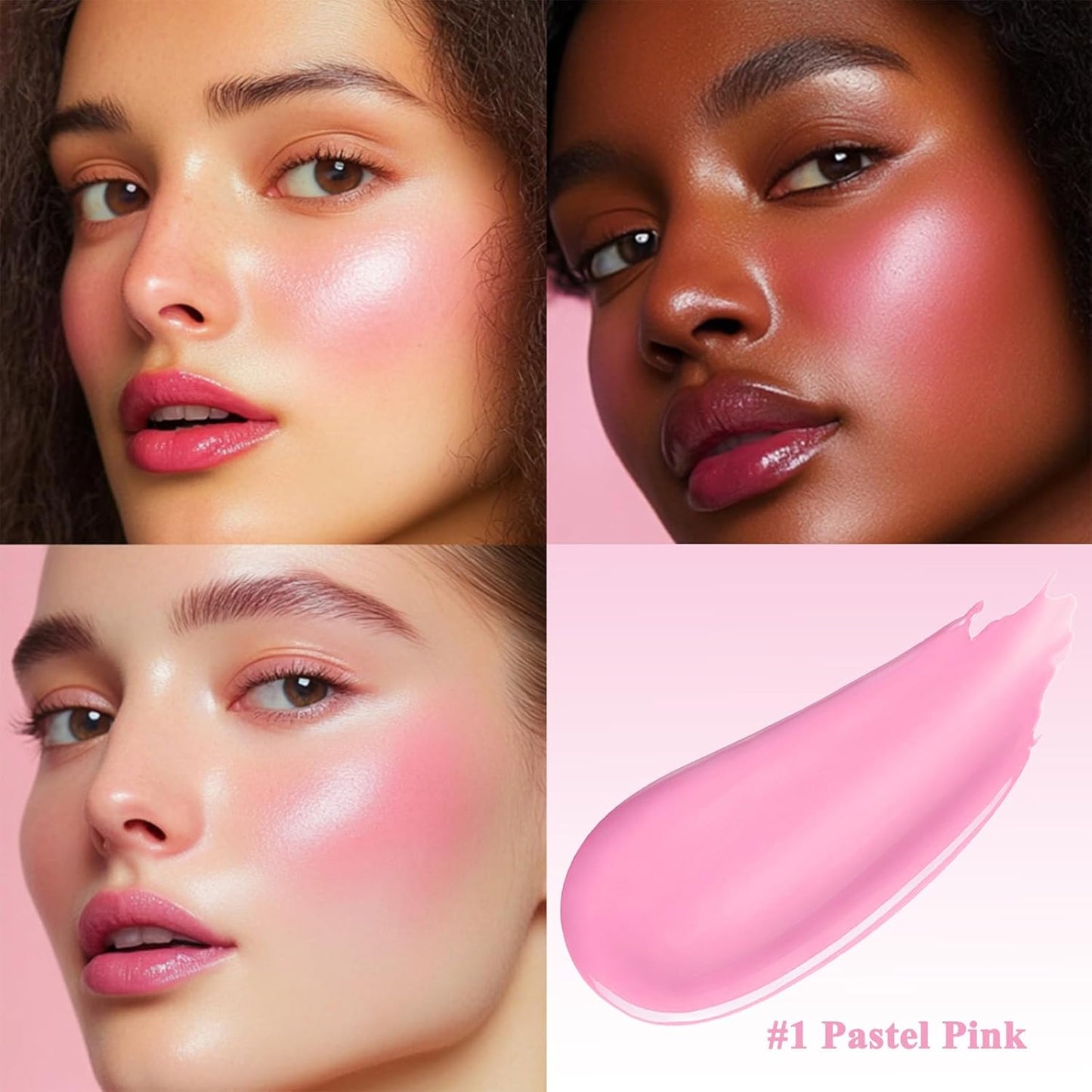 Skiennix Liquid Blush - High Pigment Buildable Cream for Radiant Cheeks | Natural Dewy Finish (#3 Nude Mauve, 1 PC)