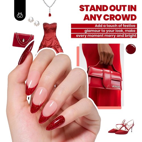 Beetles Gel Nail Polish Kit with U V Light - 68Pcs Gel Nail Kit 35 Colors Outfits Glitter Red Classic Blue Polish Set with Everything Nails Manicure Tools for Beginners DIY At Home Gifts for Women