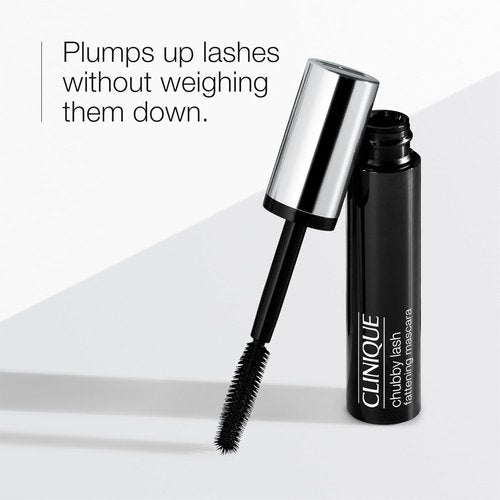 Clinique Chubby Lash Fattening Mascara - Volume & Length, Safe for Sensitive Eyes, Jumbo Jet, 0.3 Fl Oz