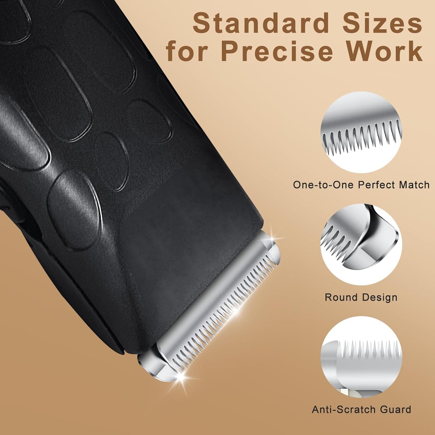 Wahl Peanut Replacement Blades - Precision Ground for Smooth Cutting | 2 Pack, White/Silver