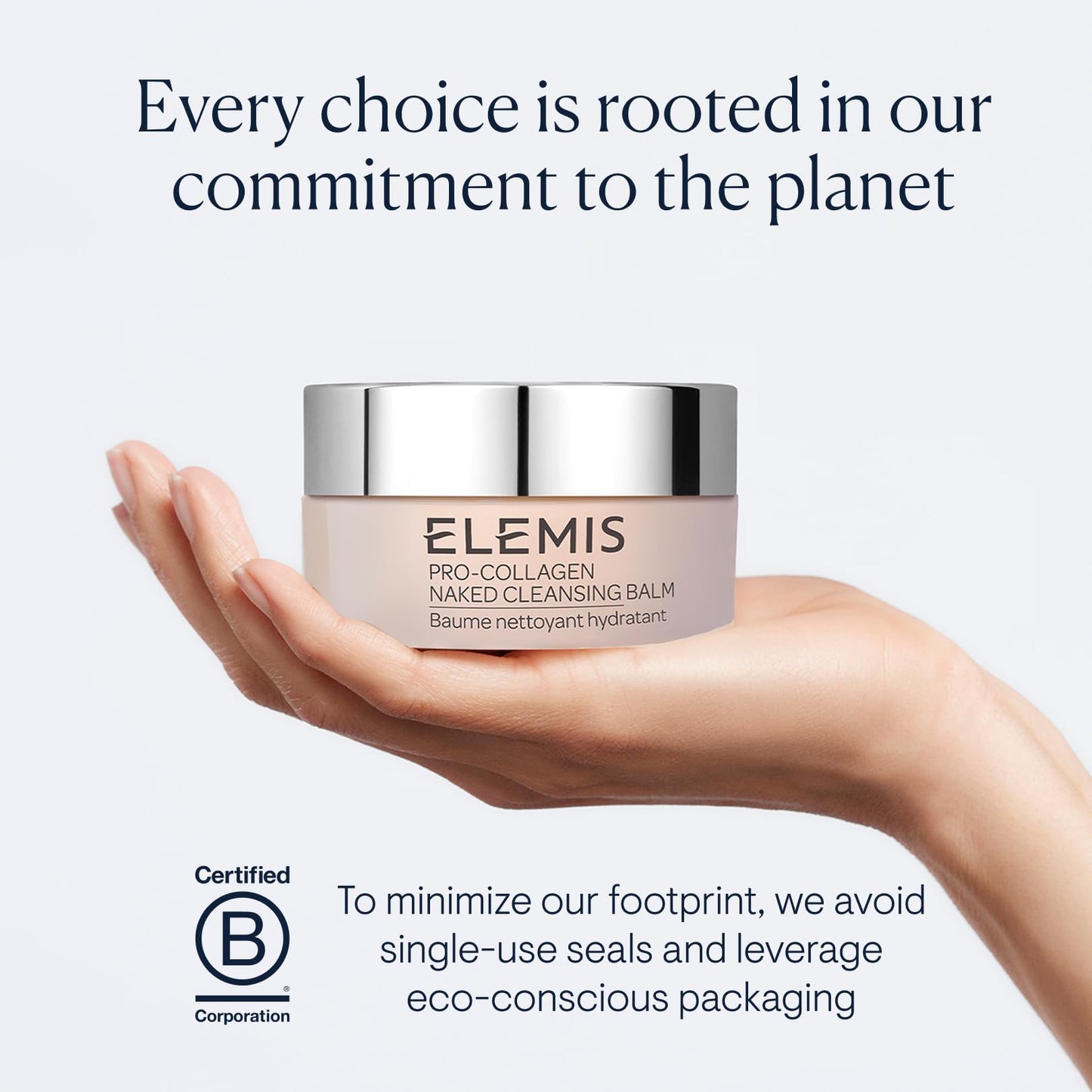 ELEMIS Pro-Collagen Cleansing Balm Makeup Remover, Hydrating Facial Cleanser, Oil Cleaning Balm for All Skin Types, 3.2oz