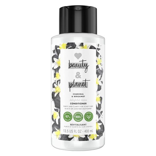 Love Beauty And Planet Cleansing Conditioner - Delightful Detox for Cleansed Hair | Charcoal & Bergamot, 13.5 oz