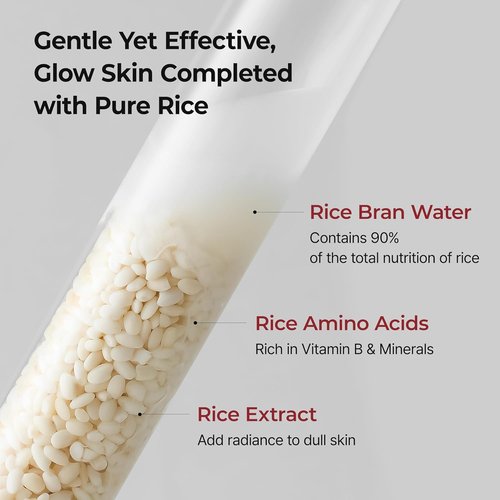 Dr.Melaxin Glow Rice Toner - Hydrating & Skin Refining with Rice Extract & Ceramides | 6.76 fl. oz