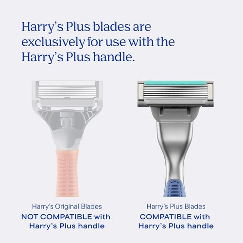 Harry's Razor for Men - Premium Handle with Advanced Pivoting System - Shaving Kit in Clay