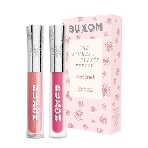 Buxom Lip Gloss Kit - Limited Edition Plumping & Moisturizing Formula for Fuller Lips | 2 Full-Size Glosses