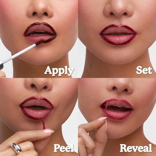 Sacheu Lip Liner - Long Lasting Waterproof Lip Tint with Hyaluronic Acid & Vitamin E | Vegan, Transfer Proof Matte Finish (p-INKED)