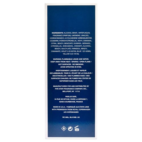 Royal Copenhagen Musk Cologne Spray - Invigorating Fragrance for Men | 3.4 Oz, Multicolor