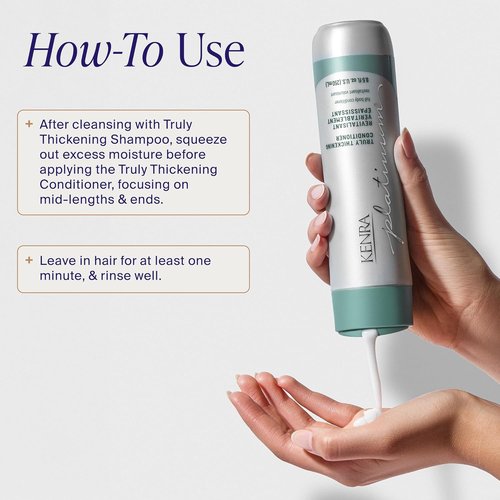Platinum Truly Thickening Conditioner - Volumizing Formula for Fuller-Looking Hair | Sulfate-Free & Color Safe
