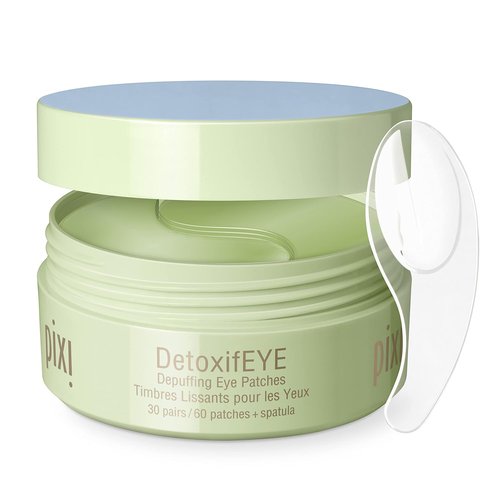 Pixi DetoxifEYE Hydrogel Under-Eye Patches - Cucumber & Caffeine for Puffiness Relief | 30 Pairs