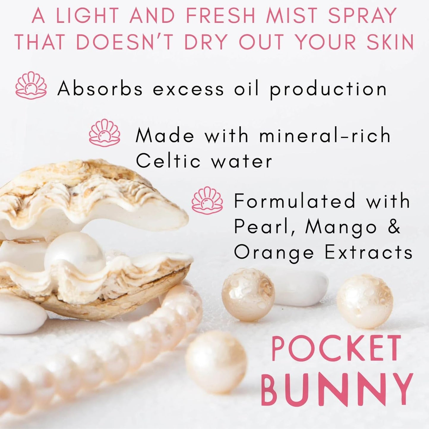 TONYMOLY Pocket Bunny Facial Mist - Hydrating Aloe & Berry Face Spray - Cute Travel Size K-Beauty Essential
