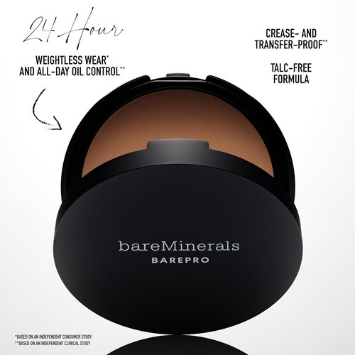 bareMinerals Barepro Powder Foundation - Full Coverage Matte Finish | Oil Control & Longwear Formula