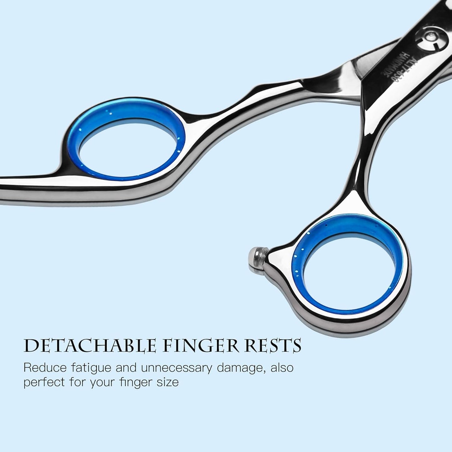 ULG Professional Hair Cutting Scissors Kit - Japanese Stainless Steel Thinning Shears | 6.5 Inch Razor Edge